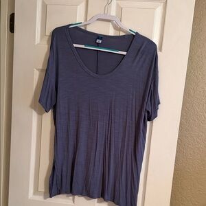 Old Navy Women's Slate Blue Short Sleeve Tee